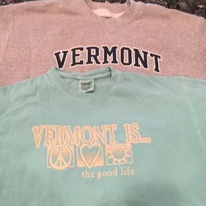 Vermont Sweatshirt & Vermont Tee-shirt
